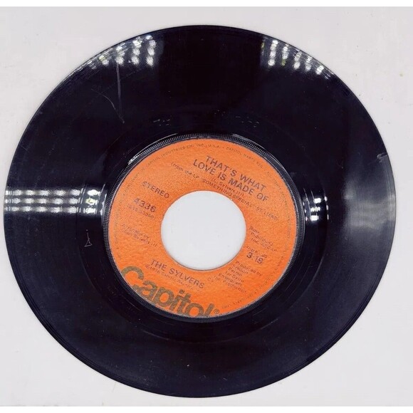 Vintage 1976 The Sylvers Hot Line That's What Love is Made Of Record 45 Capital - Picture 2 of 5